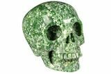 Realistic, Polished Hamine Jasper Skull #151012-1